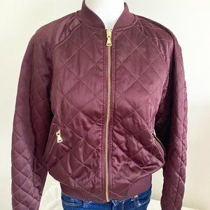 Quilted Bomber Jacket